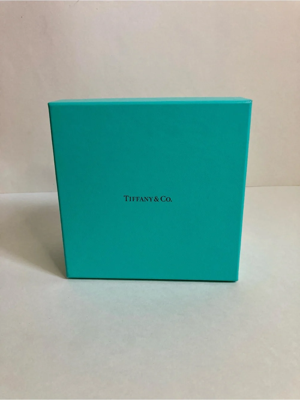 Tiffany & Co Authentic Blue Gift Box 6x6 Jewelry Box Ribbon Card Envelope Set